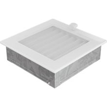 krbová mřížka 17x17 bílá s žaluzií