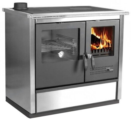 piec kuchenny na drewno do CO NORTH hydro inox L